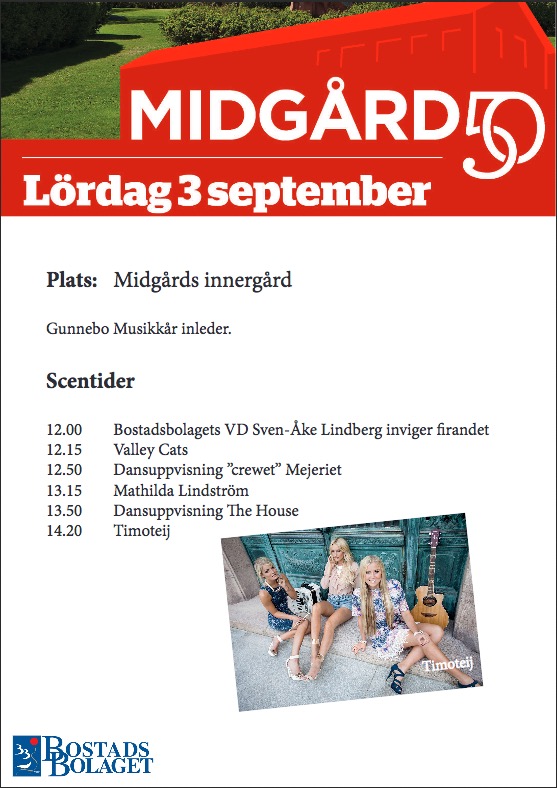 Vi kör Scen, Ljud och Ljus när Midgård firar 50 år den 3 sept 2016